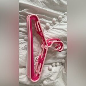 Set of Pink and White Mini kids Hangers(9 Pc)(Ships from OR)